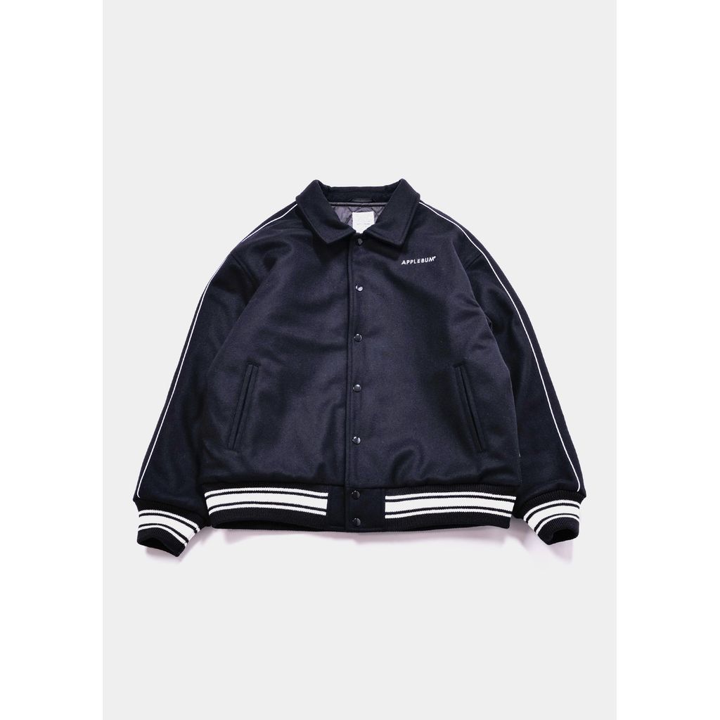 APPLEBUM COLLARED MELTON STADIUM JACKET / 2520604