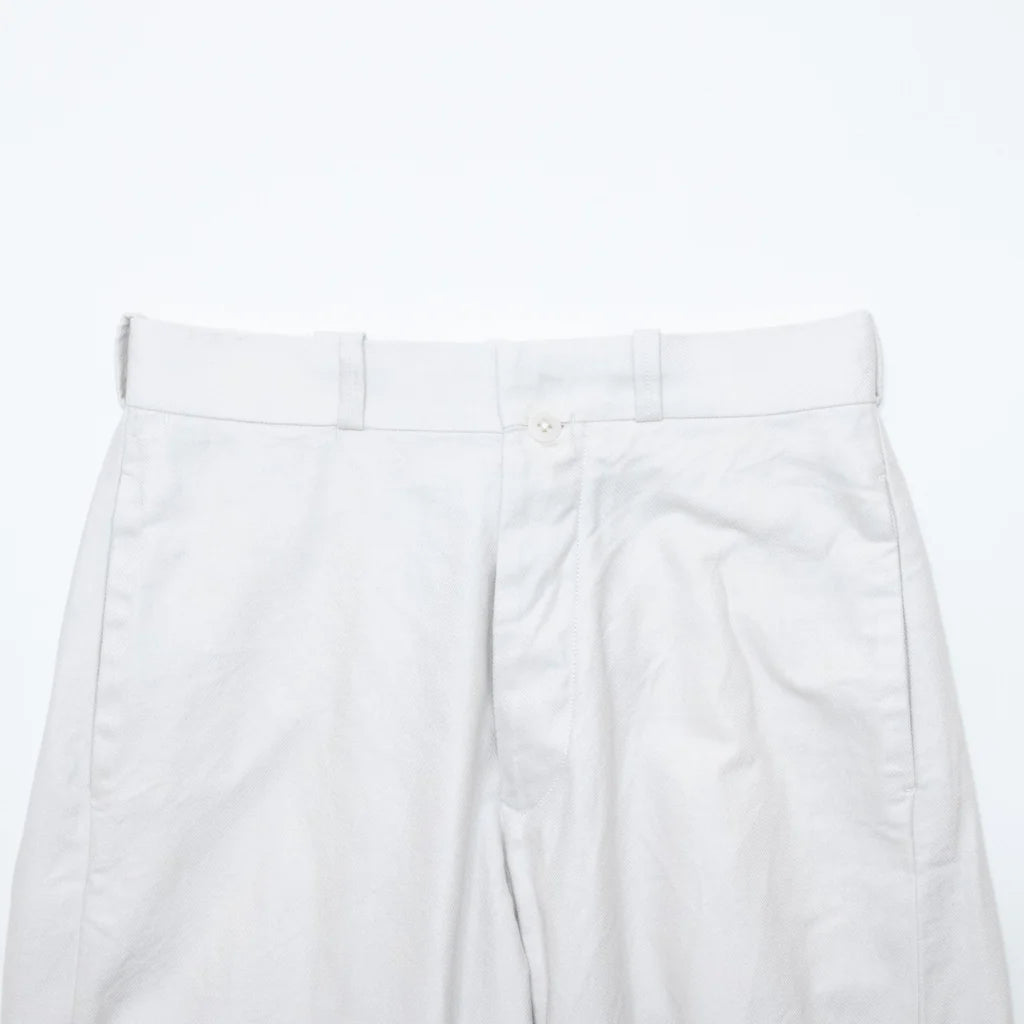 YAECA Chino Cloth Trousers Wide Tapered