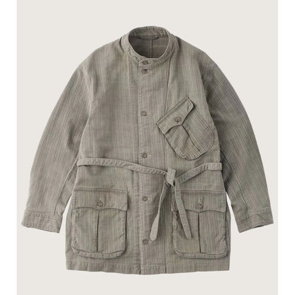 PORTER CLASSIC FADED STRIPE MOTORCYCLE JACKET