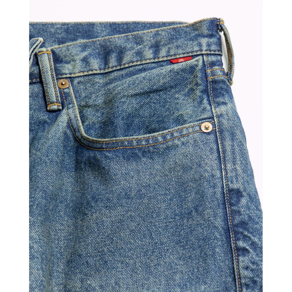 ANACHRONORM CONTEXT-003N 80's WIDE 5P PANTS FIVE YEARS WASH