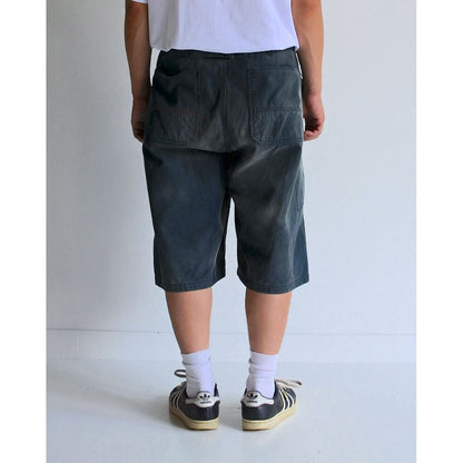 ANACHRONORM DOUBLE KNEE DAMAGED PAINTER SHORT PANTS