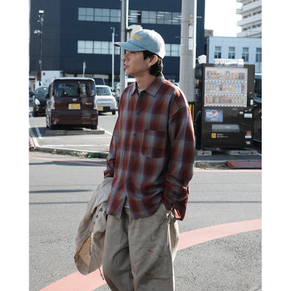 ANACHRONORM RELUX OPEN COLOR CHECK SHIRTS