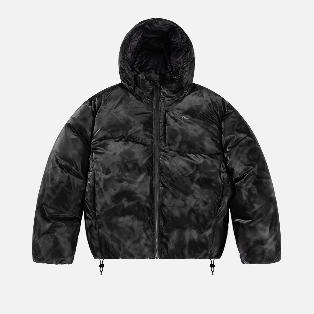 Dime Wavy Puffer (Smoke Black)