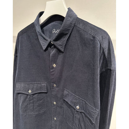 PORTER CLASSIC ROLL UP ORGANIC CORDUROY SHIRT