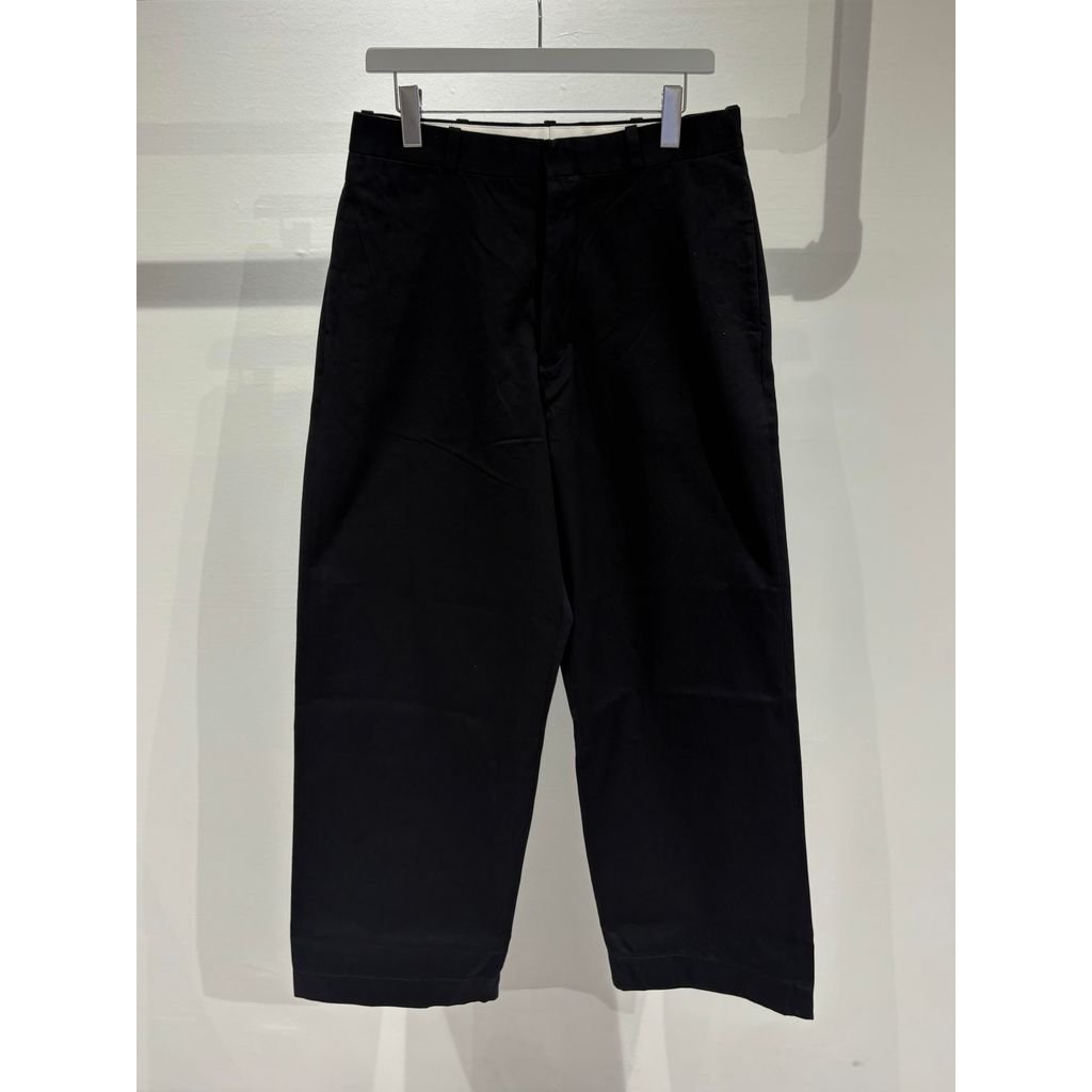 YAECA M チノパンツ ワイドストレート Chino Trousers, Wide Straight