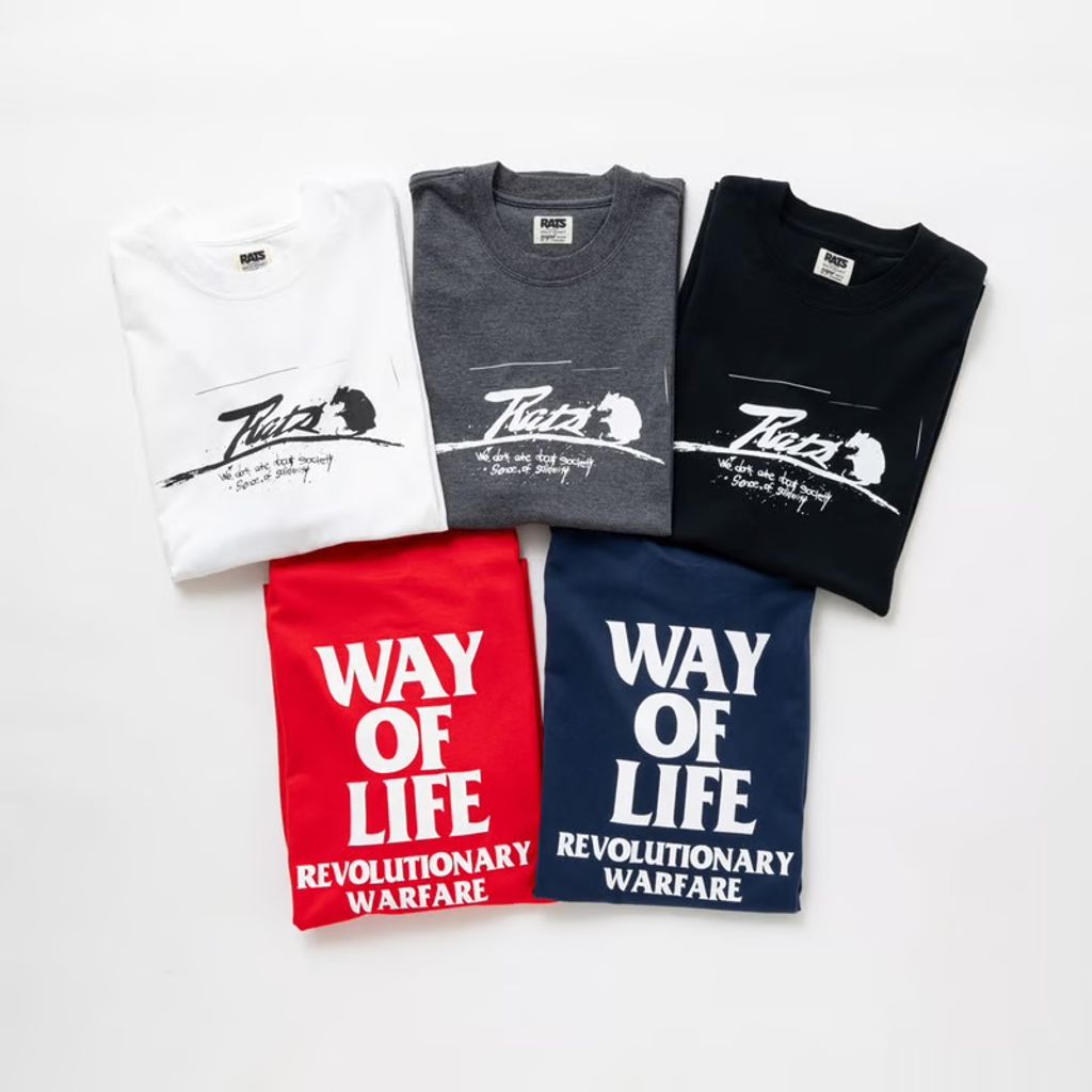 RATS SCRIPT LOGO WAY OF LIFE TEE