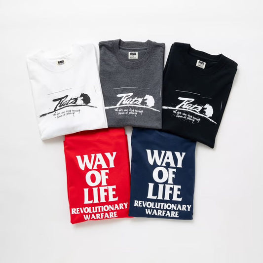 RATS SCRIPT LOGO WAY OF LIFE TEE