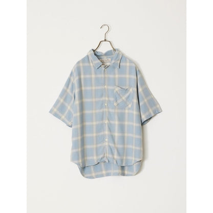 【予約商品】REMI RELIEF RN30389055  レーヨンツイルオンブレS/Sシャツ 26ss