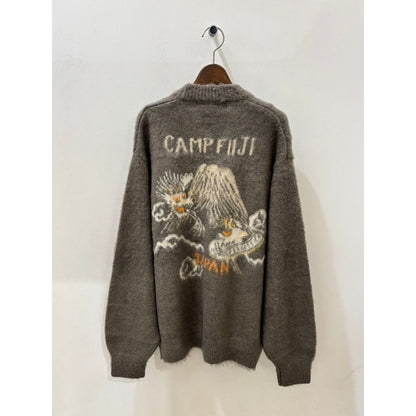 REMI RELIEF 起毛ニットカーデ(スカ柄)