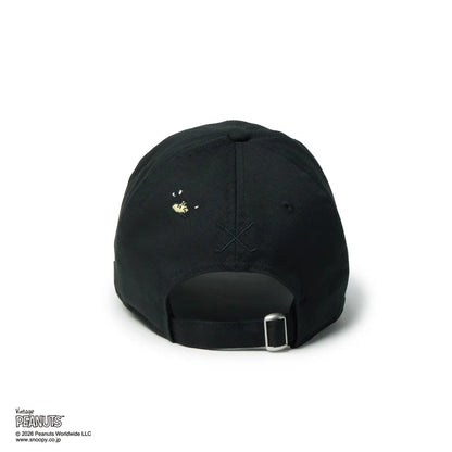 NEW ERA 9TWENTY Vintage PEANUTS ピーナッツ GOLF スヌーピー ウッドストック ブラック 14865329
