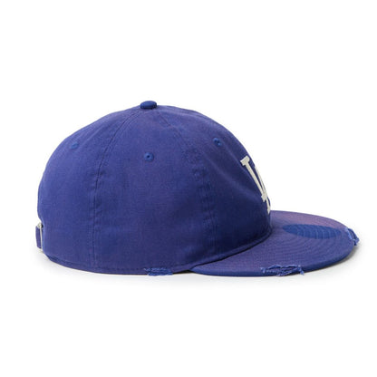 NEW ERA 9THIRTY powered by GORO (min-nano) ロサンゼルス・ドジャース ダメージ/パッカブルバイザー/モンレーウォッシュ ダークロイヤル