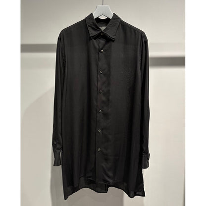 Y's for men CELLULOSE LAWN LAYERED COLLAR SHIRT