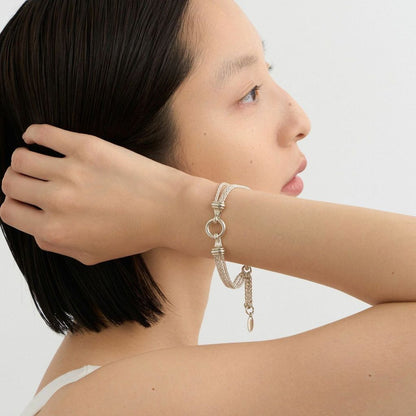 GARNI Circle 3 Chain Bracelet