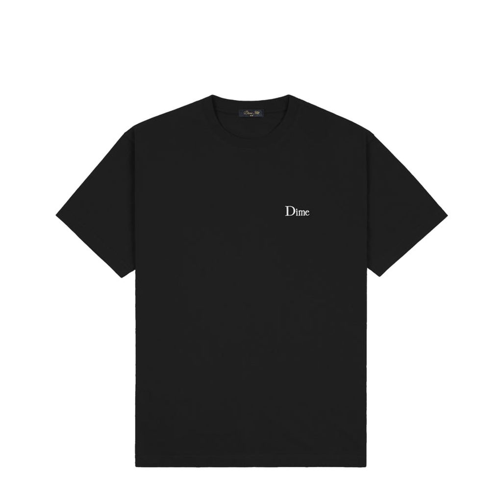 Dime  Classic Small Logo T-Shirt(White/Black)