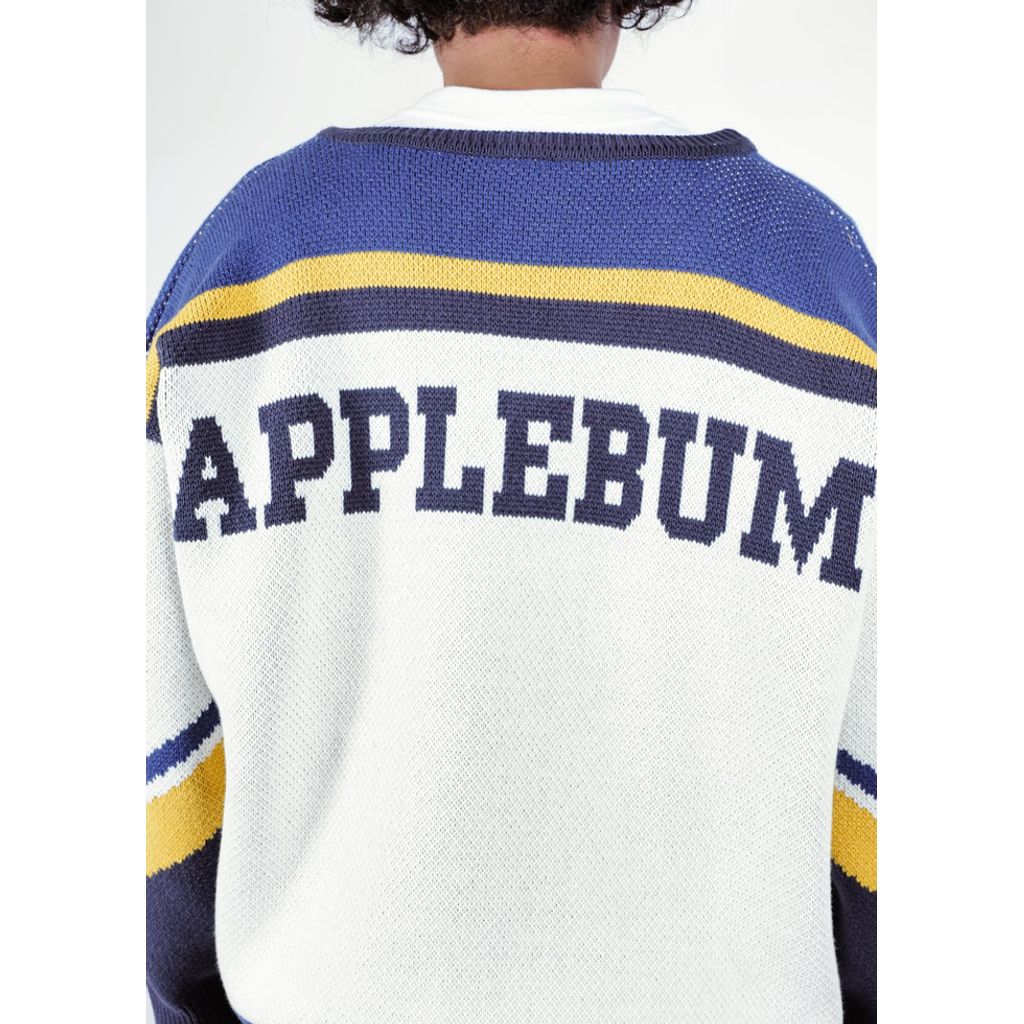 APPLEBUM HOCKEY JERSEYS KNIT SWEATER / 2520505