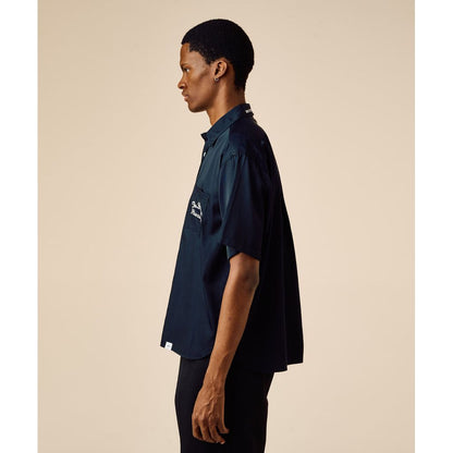 BEDWIN & THE HEARTBREAKERS S/S EMBROIDERED SHIRT "BLUNT"