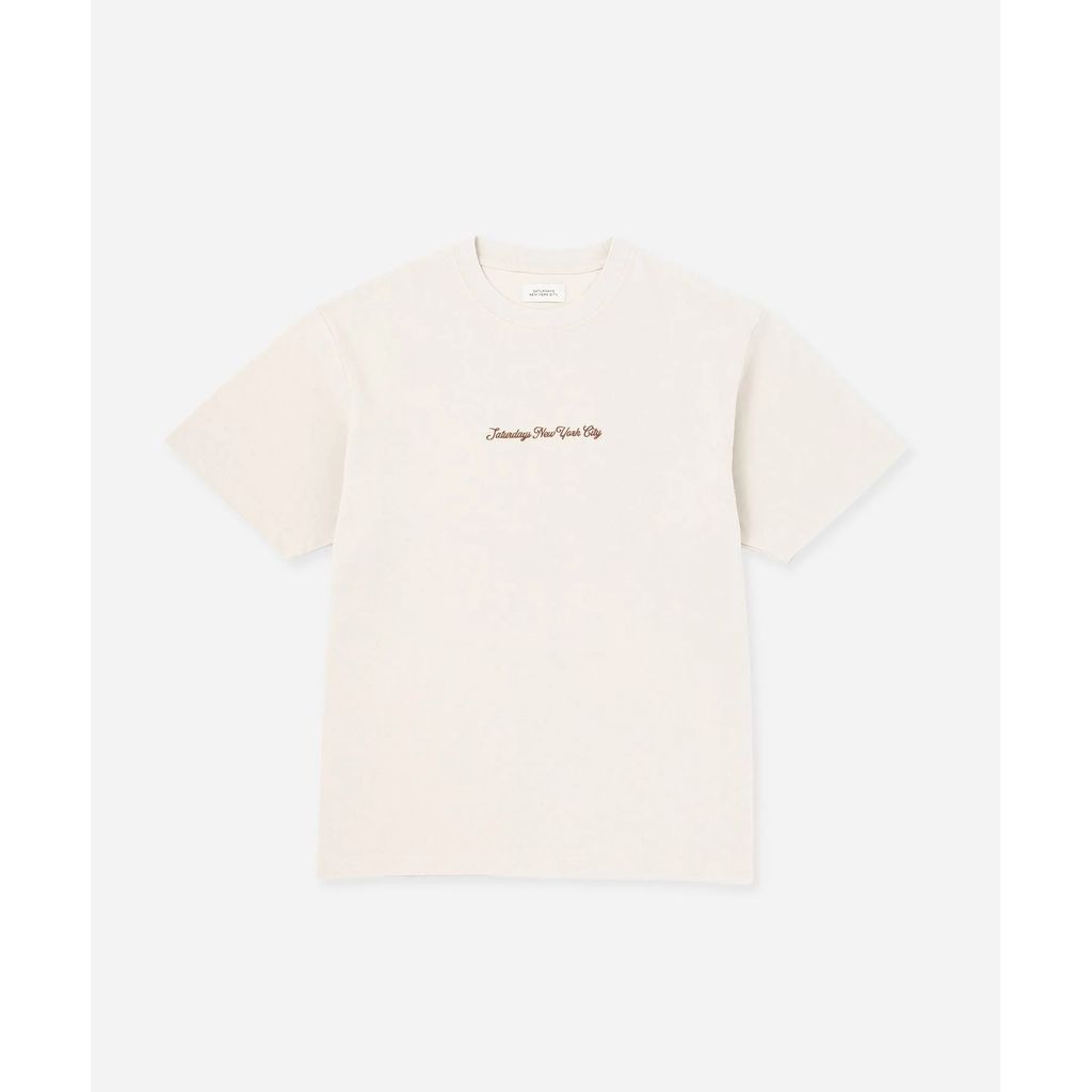 SATURDAYS NEW YORK CITY Pique Logo Standard SS Tee BBM26250