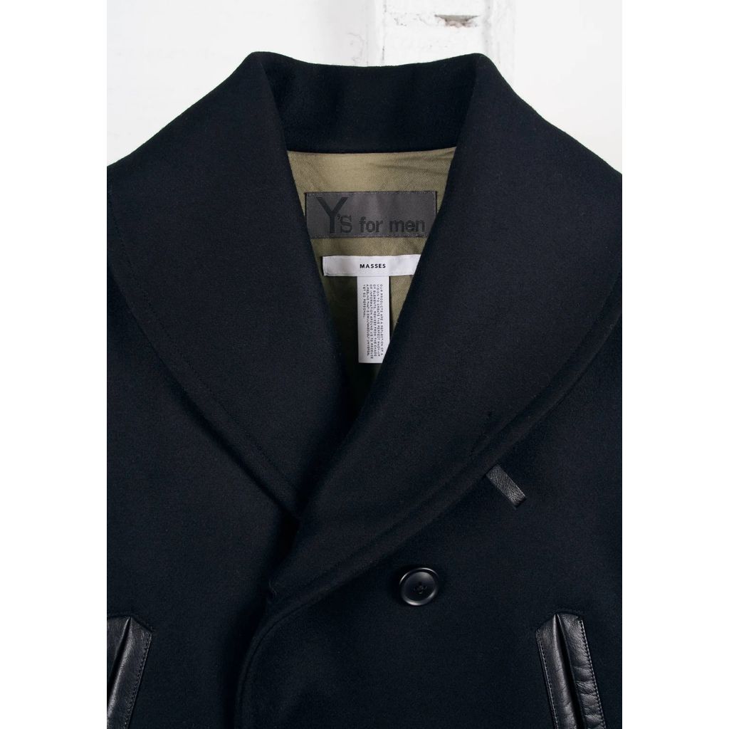 Y's for men × MASSES MELTON RAIL ROADER COAT