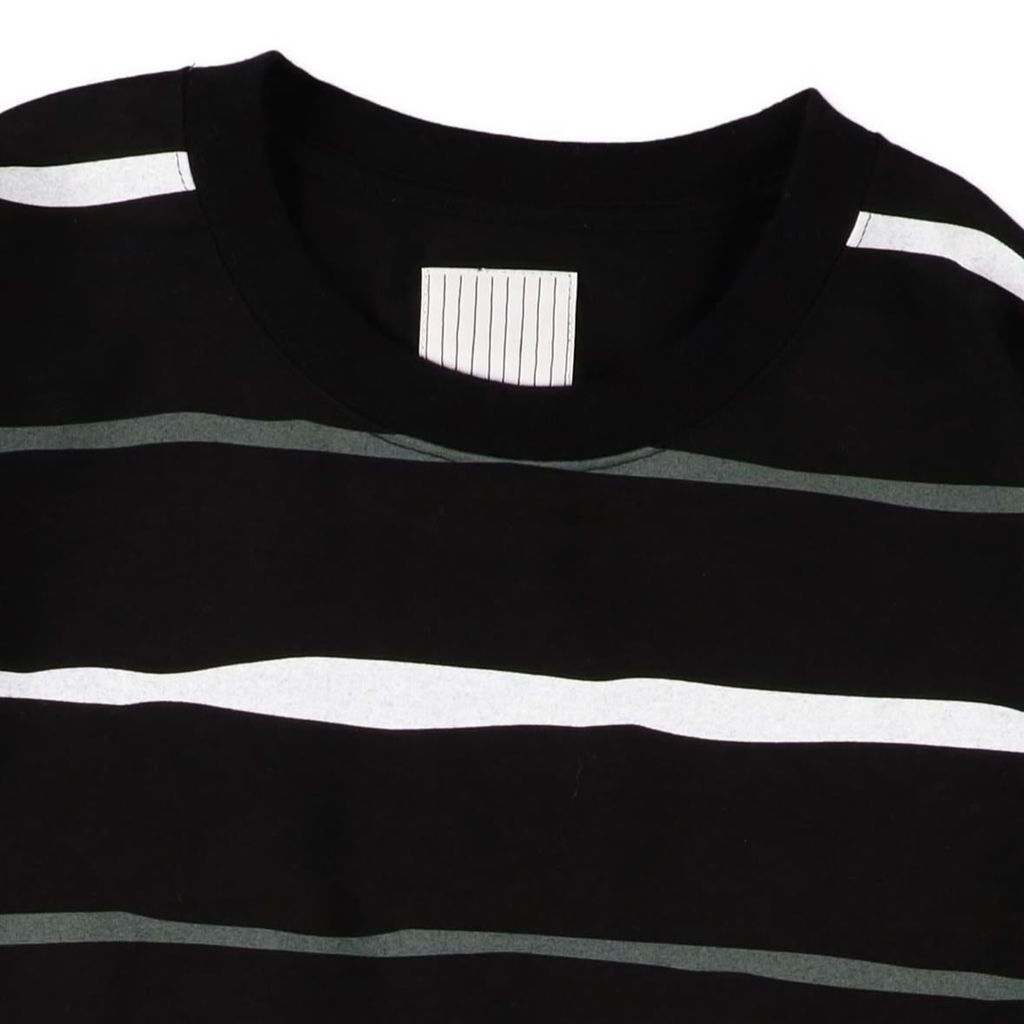 S.F.C SUPER BIG STRIPE  LS  TEE (W/DRAWSTRINGS)