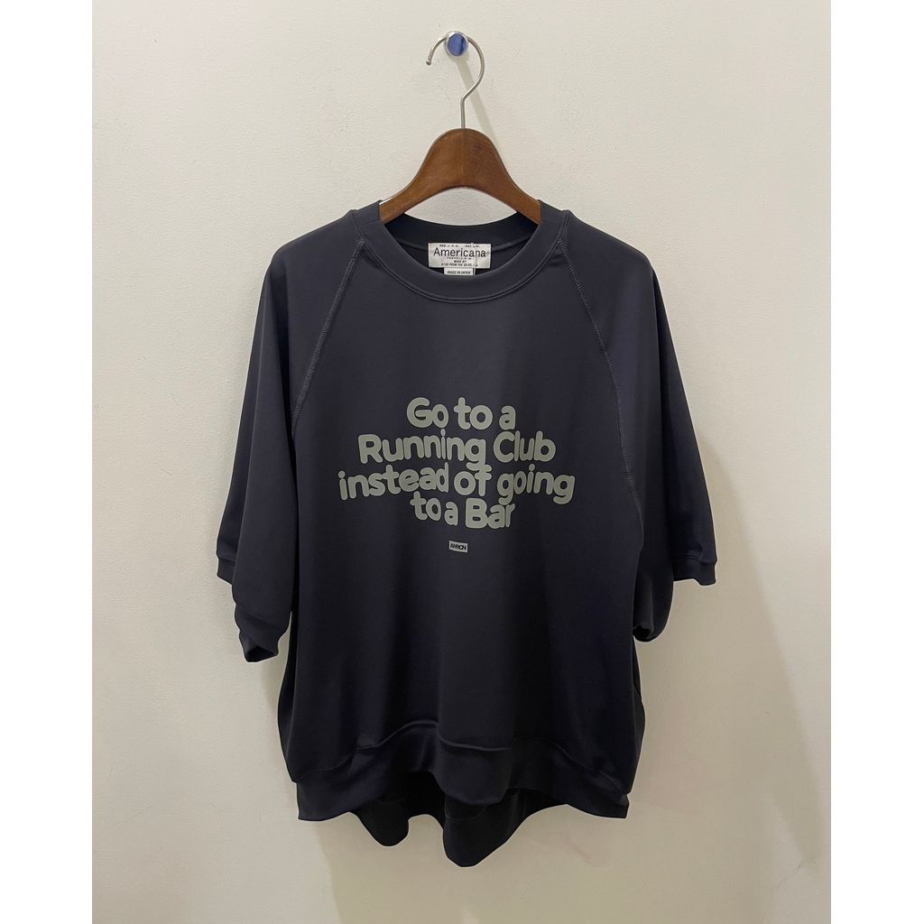 Americana　接触冷感天竺シームポケットT