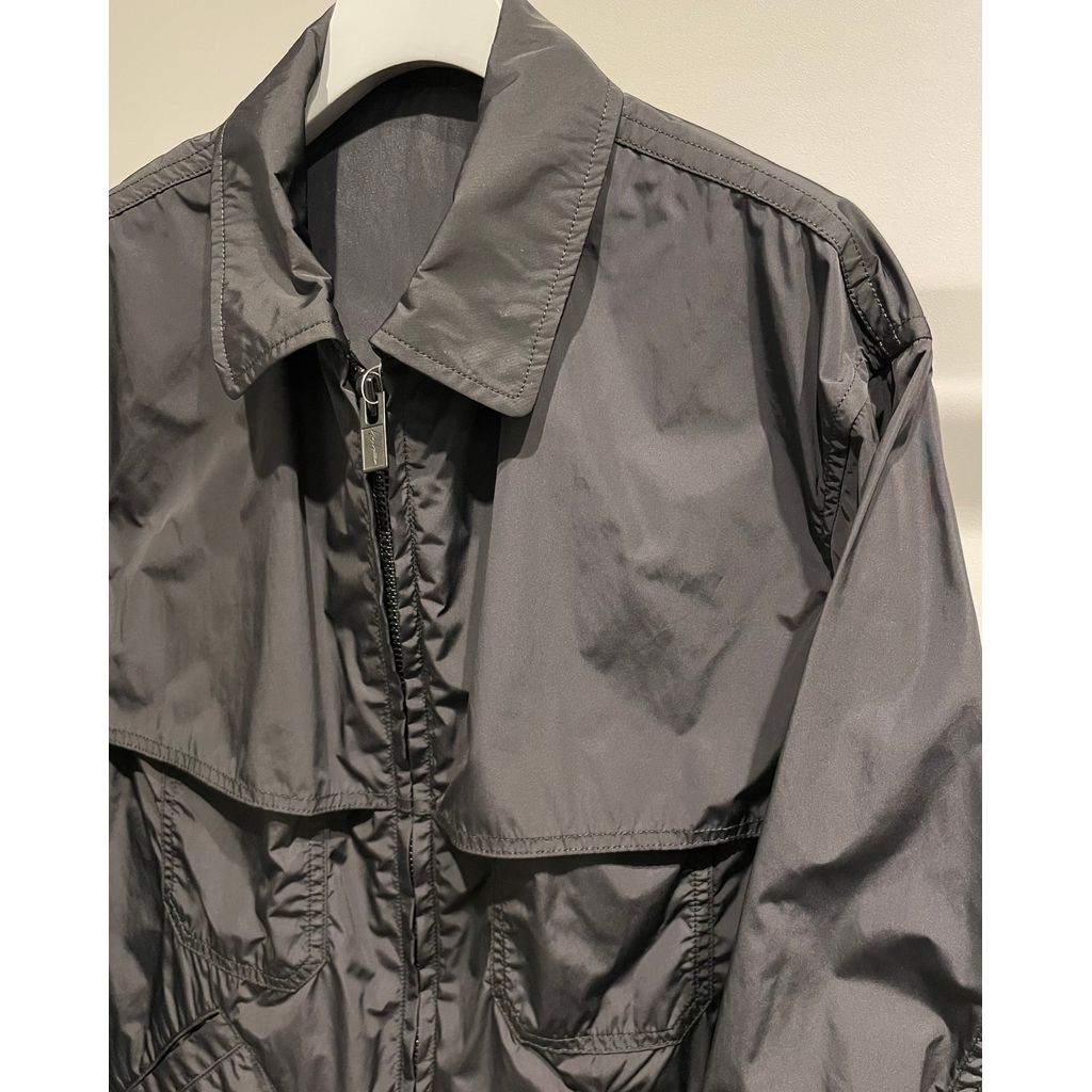 Y's for men NYLON TAFFETA CHAIN STITCH SHIELD BLOUSON