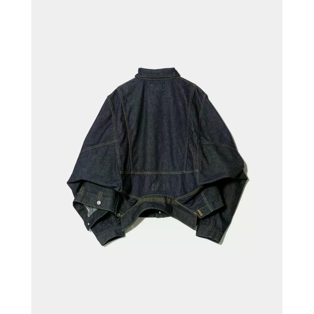 beautiful people double-end left hand twill denim blouson