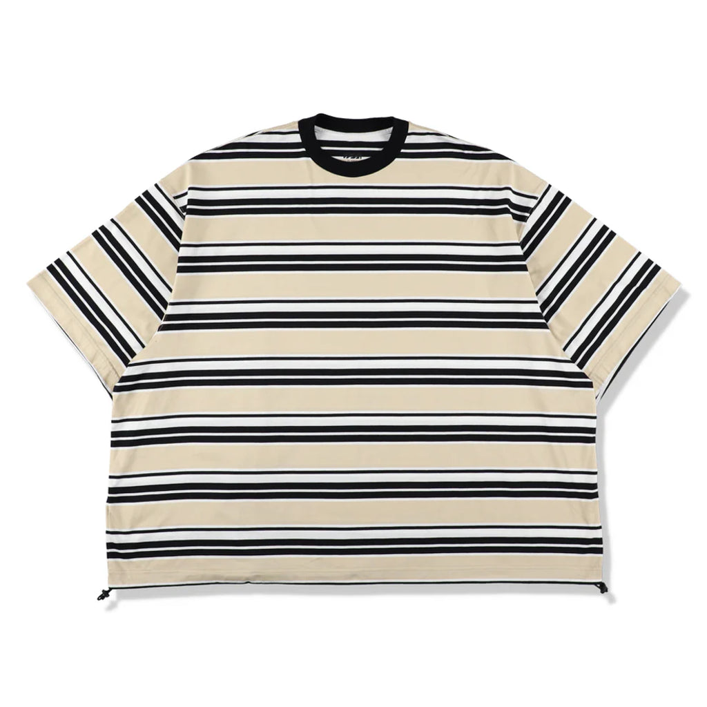 is-ness BALLOON BORDER T-SHIRT