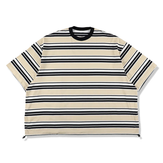 is-ness BALLOON BORDER T-SHIRT