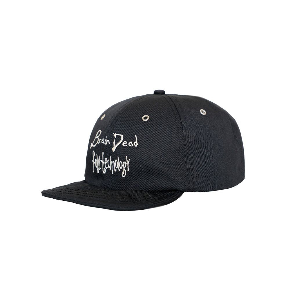 BRAIN DEAD FOLK TECHNOLOGY WIRE BRIM 6 PANEL HAT
