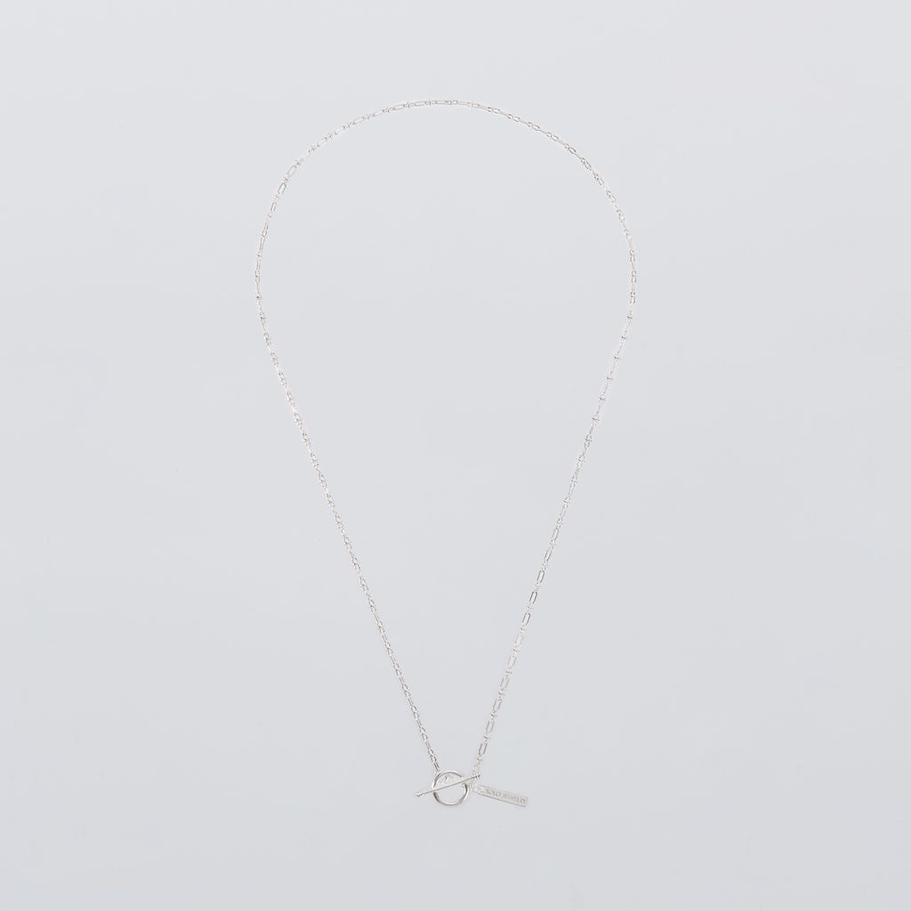 XOLO JEWELRY Oval Solid Link Necklace 2mm 50cm