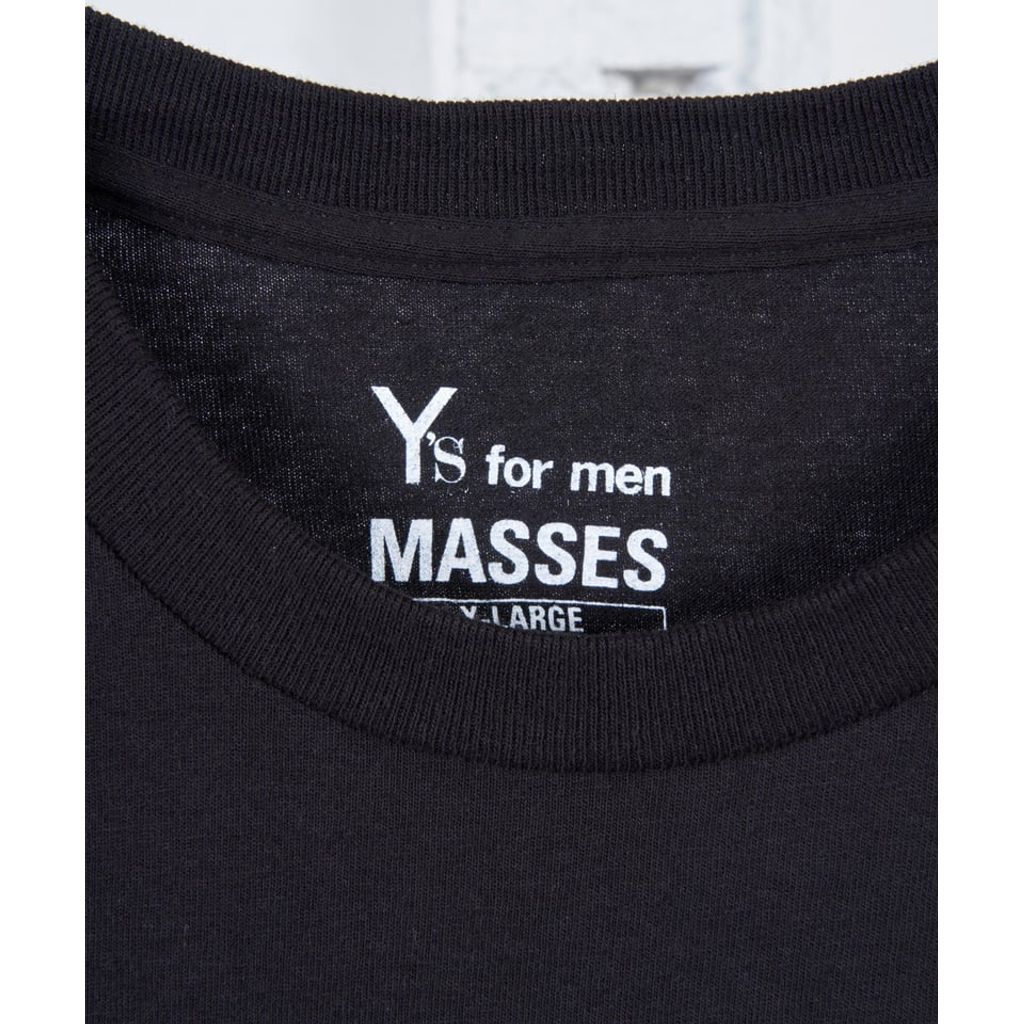 Y's for men × masses ROUND BODY SHORT SLV E / YIN YANG
