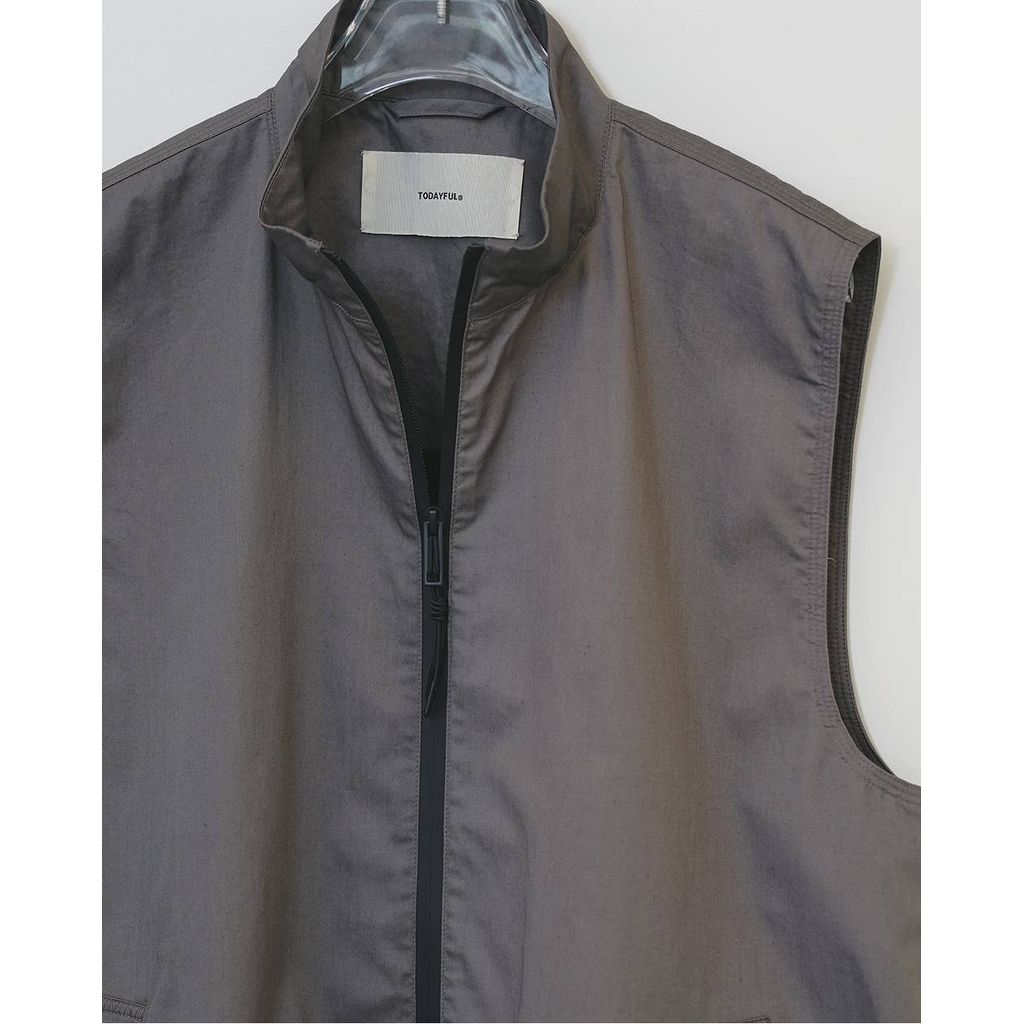 TODAYFUL Standcollar Zip Vest