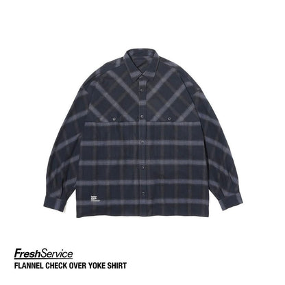FreshService "FLANNEL CHECK OVER YOKE SHIRT”