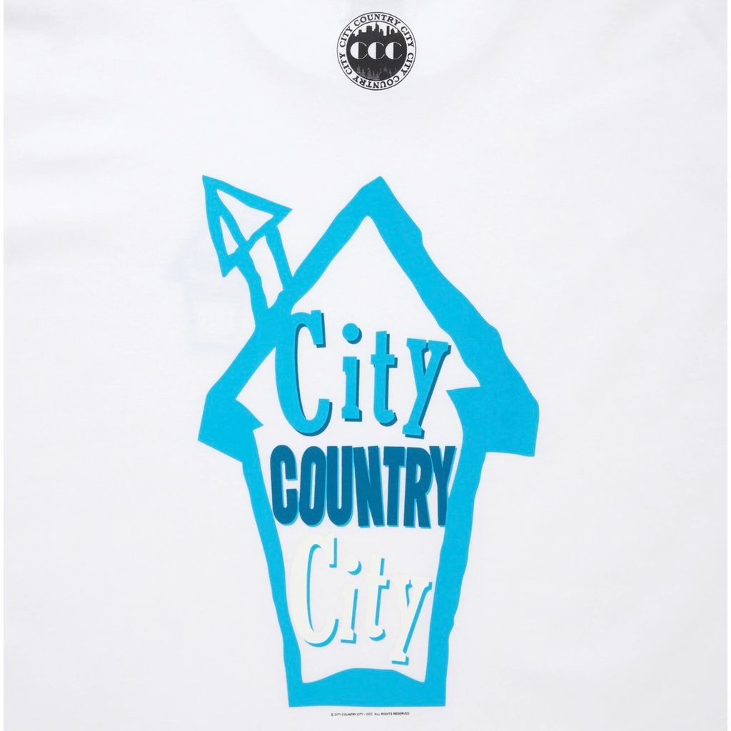 CITY COUNTRY CITY COTTON T-SHIRT_CITY HOUSE