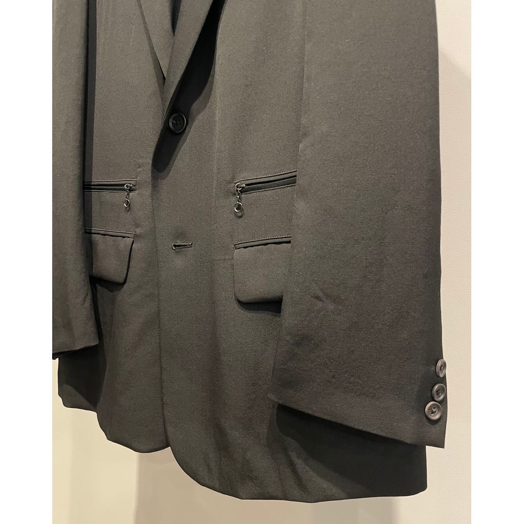 Y's for men WOOL GABARDINE LEFT AND RIGHT CHANGE POCKET JACKET