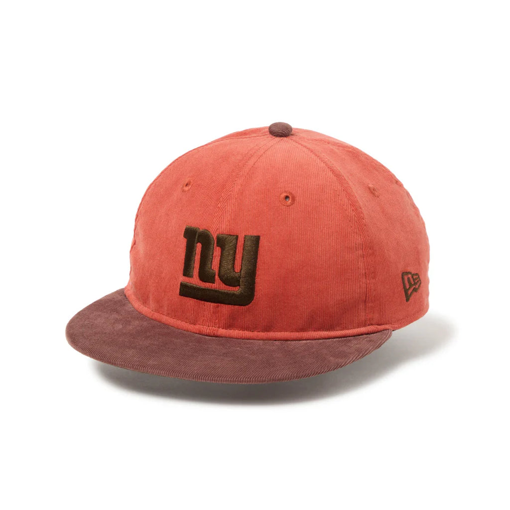 NEW ERA RC 9FIFTY Powered by GORO NAKATSUGAWA（MIN-NANO） ニューヨーク・ジャイアンツ コーデュロイ レンガ ブラウンバイザー