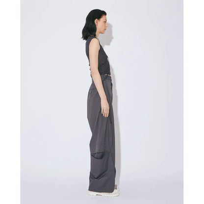 beautiful people cotton suiting trompe loeil pants