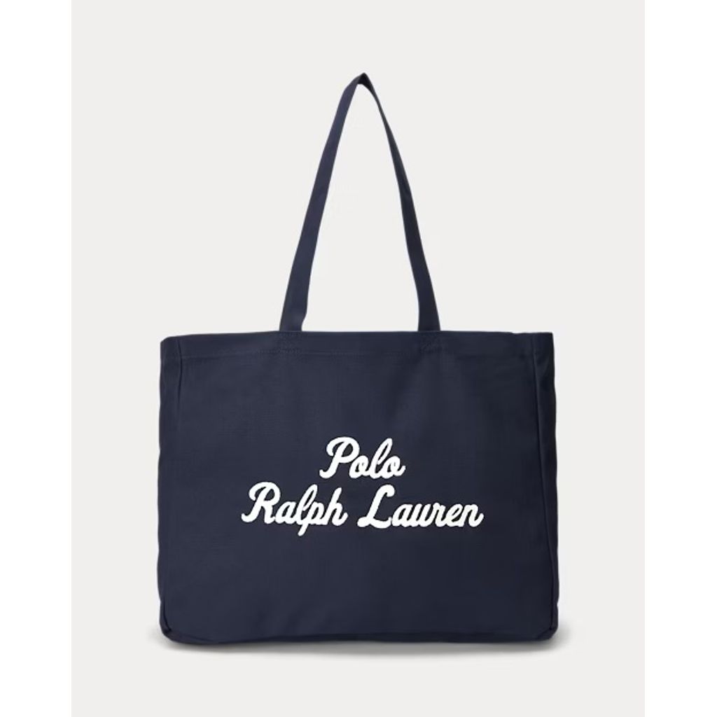 POLO RALPH LAUREN エンブロイダリー キャンバス トート（NEWPORT NAVY）