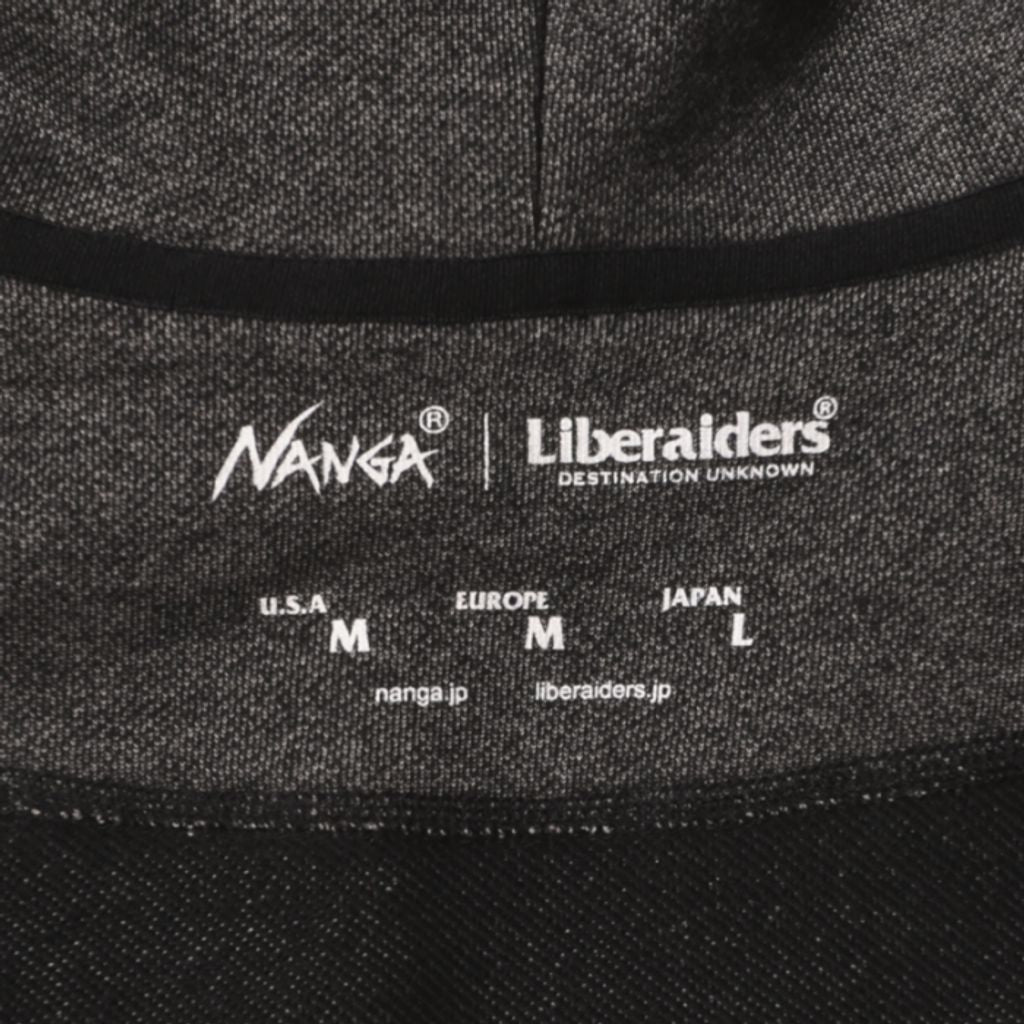 NANGA X LIBERAIDERS  ECO HYBRID HOODIE