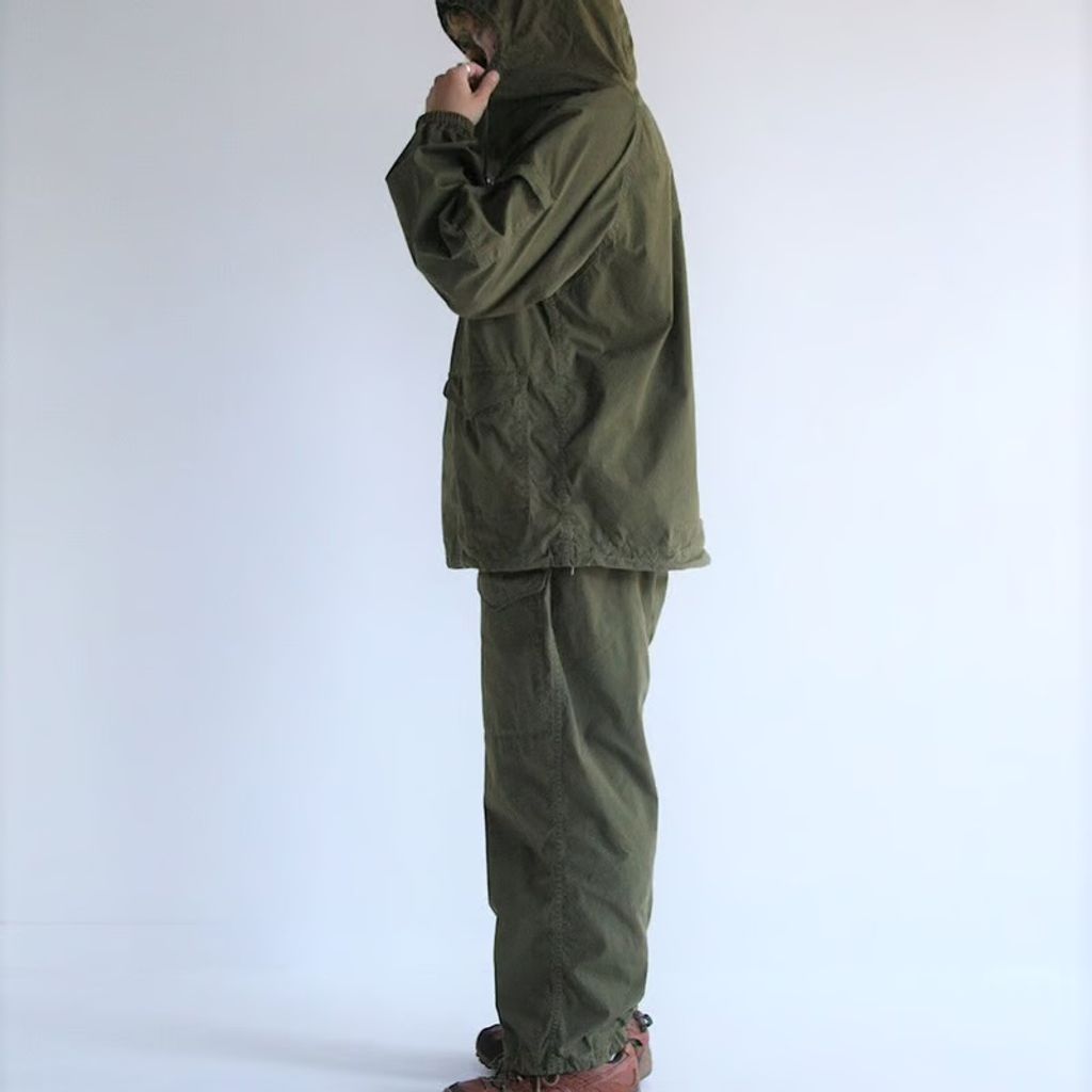 ANACHRONORM AN273 MILITARY ANORAK PULLOVER JACKET OLIVE – MAROON