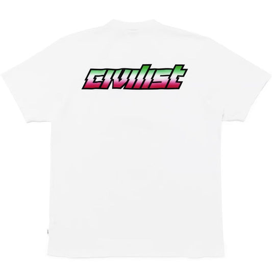 Civilist Crushed Tee - White