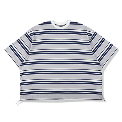 is-ness BALLOON BORDER T-SHIRT