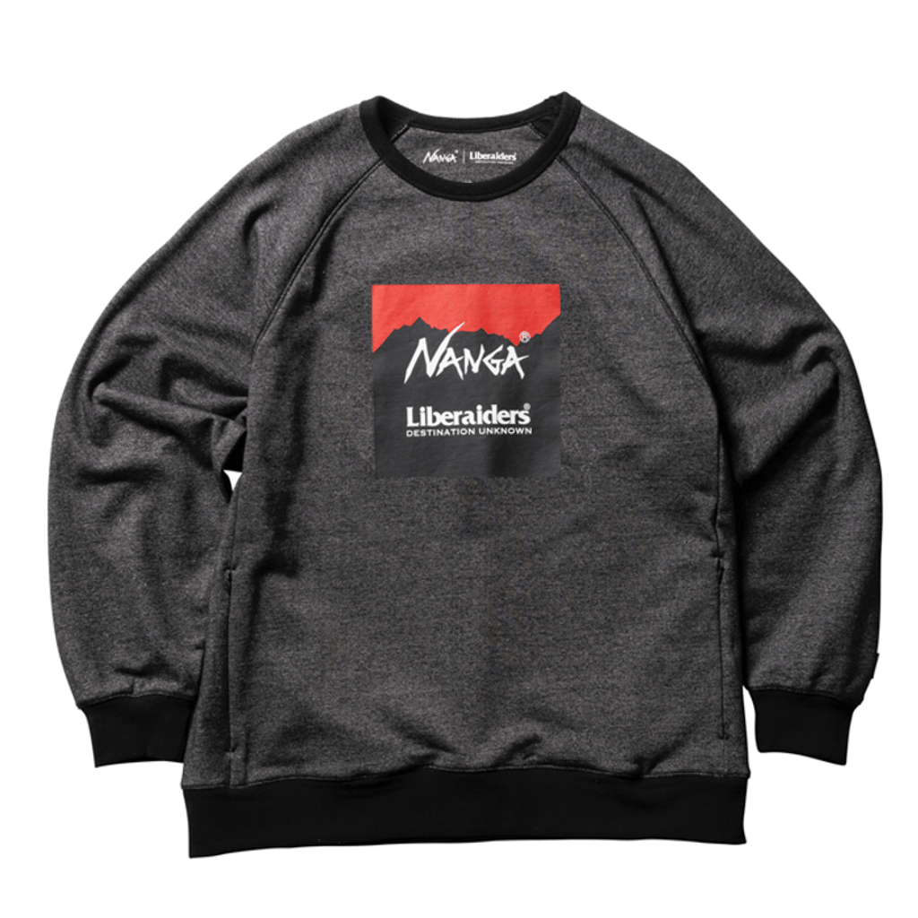 NANGA X Liberaiders  ECO HYBRID SWEAT SHIRT