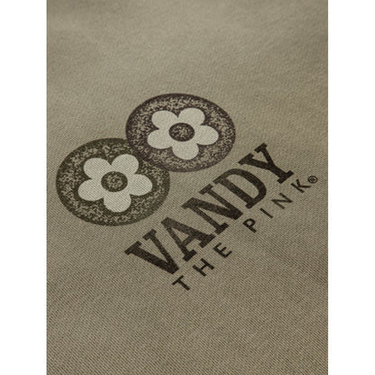 VANDY THE PINK CLASSIC LOGO FLOWER HOODIE（WASHED KHAKI）