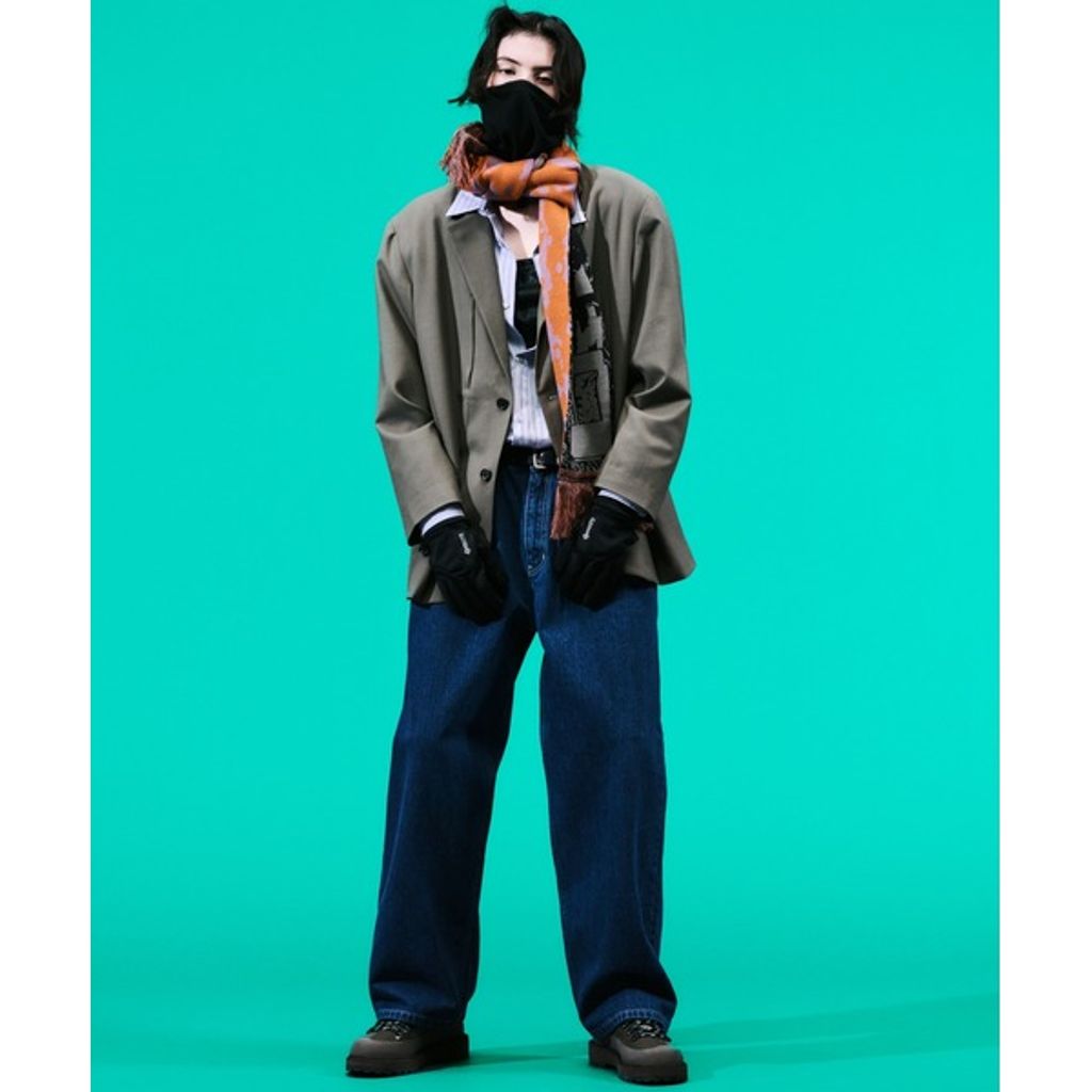 BAL 12OZ STRAIGHT LEG 5P WASHED JEAN