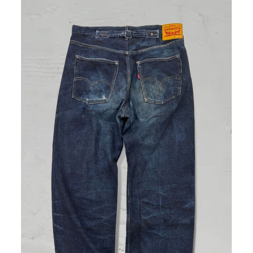 eYe JUNYA WATANABE MAN 『Levi's』『BerBerJin』 TRIPLE NAME 501XX 1942 MODEL PRINT PANTS