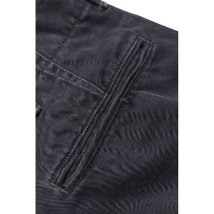 BOWWOW BLACK WORK TROUSERS AGED