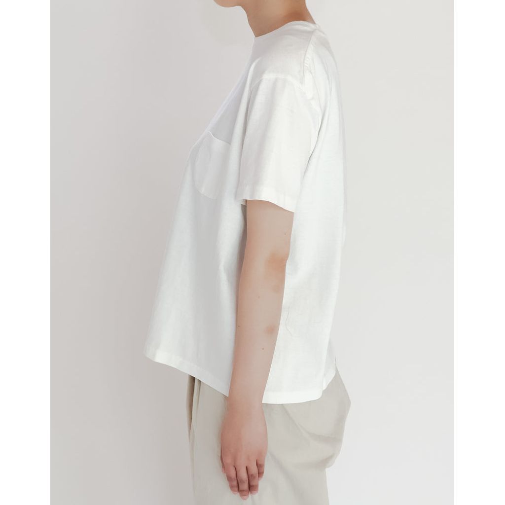 YAECA STOCK  Short Sleeve Tubular T-shirts With Pocket