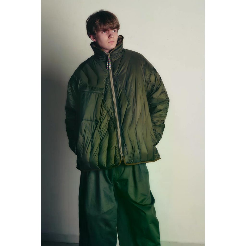 is-ness REVERSIBLE FLEECE DOWN JACKET is-ness×TAION