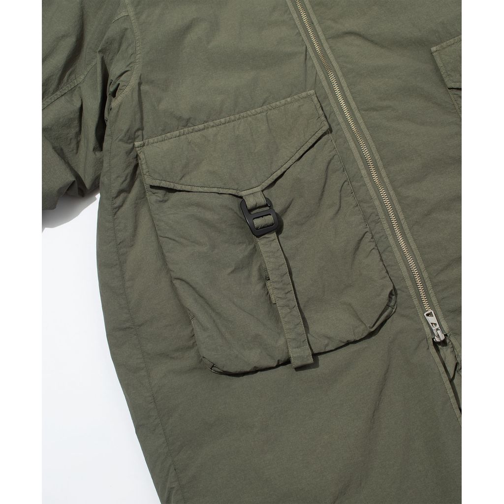 F/CE. GARMENT DYE DOWN MA-1 LONG COAT